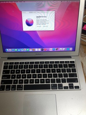 Macbook AIr A1466 2015 , i7 8GB,128SSD, Mac OS Monterey  installed