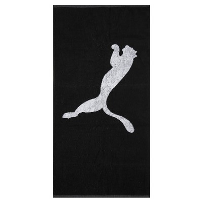 PUMA Towel Small 50 x 100 cm Sport Freizeit Handtuch Badetuch schwarz neu