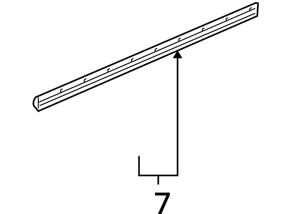 SE ADAPTA A TIRA DE SELLADO PONTIAC G6 2006-2009 ASM FRT S D 25855449 - NUEVO FABRICANTE DE EQUIPOS ORIGINALES 25855449 Foto 3 de 3