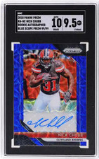 2018 Nick Chubb SGC 9.5 10 Prizm Rookie Auto Blue Scope Prizm #13 99/99