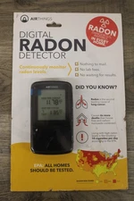 Airthings Battery Operated Digital Radon Detector 2350