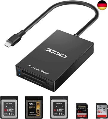 XQD SD-Kartenleser, Rocketek C Typ XQD/SD-Kartenleser, Dual Slot,