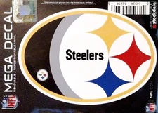 Rico Industries, Inc. Steelers 5" Decal Mega Logo Design Flat Vinyl Die Cut...
