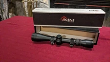 AIM Sports 3-9x40 Rifle Scope Black Used 