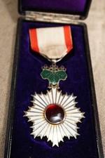 1. Weltkrieg JAPAN Kaiserreich - Orden der Aufgehenden Sonne im Etui