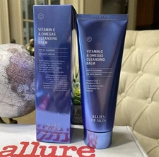 Allies of Skin Vitamin C Omegas Cleansing Balm 100ml 3.4oz Full Size NEW M