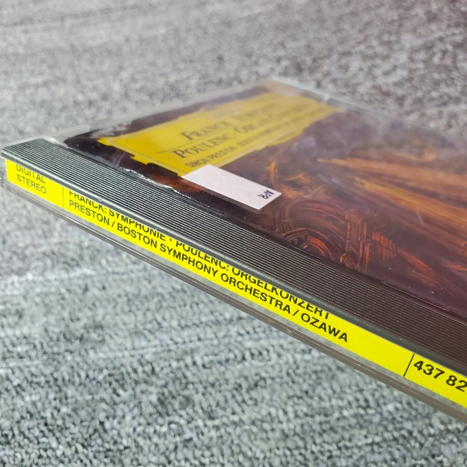 Franck Symphony Poulenc Organ Concerto CD 1993 Boston Symphony Classical Foto 3 de 4