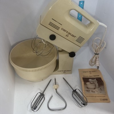 VTG1985 Chef s Delight by Geka Electric Muti Standalone/Hand Mixer W. Germany 