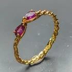 Jewellery ring Natural Rhodolite Ring 925 Sterling Silver Size 7 /R481662