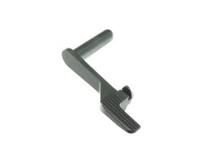 BLACK NITRIDE Serrated EXTENDED 1911 Slide Stop Release for 9mm  .38 Super