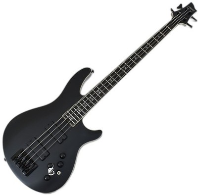 Schecter SLS ELITE-4 Evil Twin Electric Bass in Satin Black