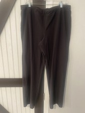 Eileen Fisher Pull On Elastic waist Pants Women's 1X Viscose Nylon Spandex Brown