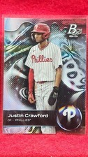 2023 Bowman Platinum Justin Crawford Top Prospects Ice Foil #TOP-5 Phillies 