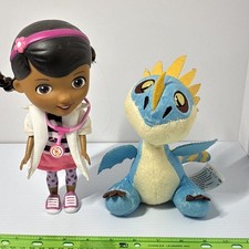 doc mcstuffins doll Dragon Plush Lot Bundle Shipping Refund Toy Dr. Doctor