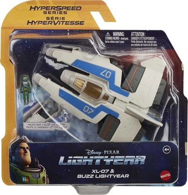 Mattel Disney Pixar Lightyear Hyperspeed Serie XL-07 und Buzz Lightyear NEU