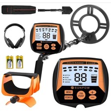 SUNPOW OTMD04 Metal Detector 10 Inch Waterproof Adjustable