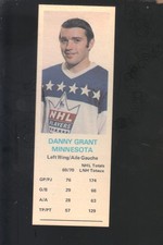 1970-71 DAD'S COOKIES HOCKEY CARD DANNY GRANT NM-MT NORTH STARS
