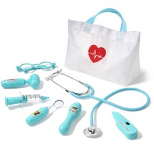 Phobby Kids Doctor Kit, 8 Pieces Toddlers Playset child-size, Blue