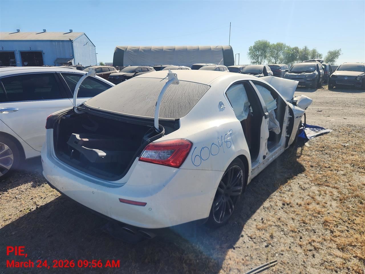 WINDSHIELD WIPER COWL GRILLE VENT PANEL OEM 2014 MASERATI GHIBLI