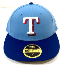 Texas Rangers MLB NE 2020 AC Alt2 Low Profile Fitted Hat~ Powder Blue/Royal