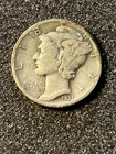 1931-P Mercury Dime 10c Fine 90% Silver See Pictures