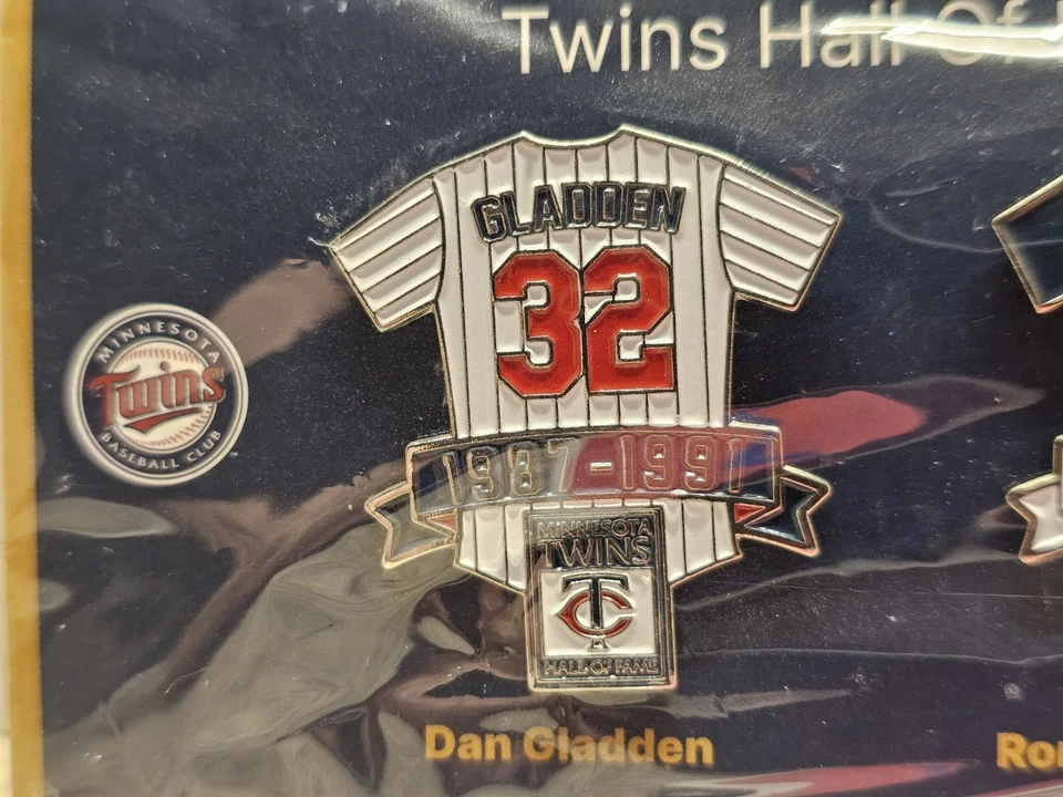 Gladden Gardenhire Tovar Minnesota Twins MLB 2022 Twins HOF Pins/Buttons NIP - Image 3 of 4