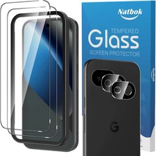 2 2 Pack for Google Pixel 10A 6.3 Inch Screen Protector with Camera Lens Prote