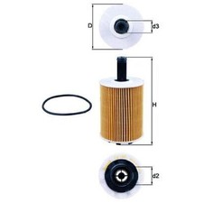 Ölfilter für Audi TT 8N9 Chrysler Sebring JS | 24190501