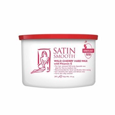 Satin Smooth Wild Cherry  Hard Wax with Vitamin E, 14oz.