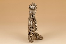 中国 古玩 紋銀細工 鼻煙壺 古美術 骨董 銀製 装飾 鼻煙壷