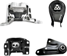 Engine Motor Mount Kit 4Pcs Compatible with Mazda 3 2011 2011-2013 Mazda 3 2.0L