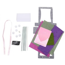 Zestaw rzemieślniczy na Dzień Matki Rękodzieło dla dzieci Filcowy kwiat Dzieci Zrób to sam