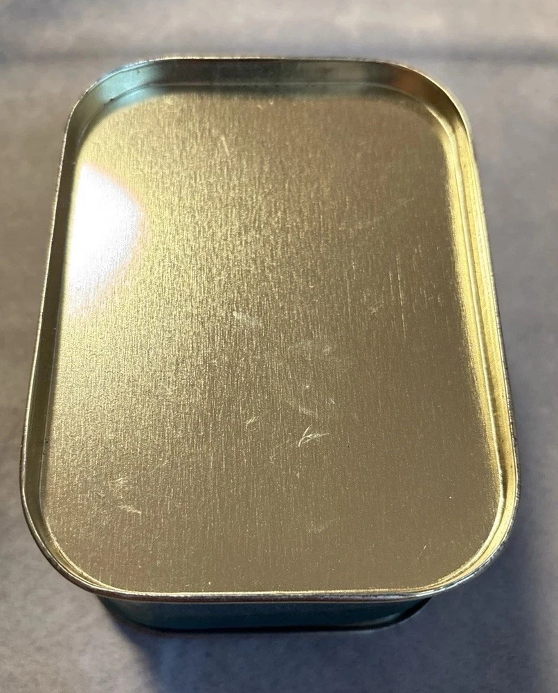alte Blechdose, Nordseebäder Sylt ca. 10,5 x 8 x 6 cm zum Sammeln
