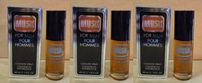*PACK OF 3* MUSK by COTY for Men 1.4 oz 44 ml Cologne Spray NEW IN BOX