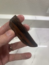 Small Black Banded Mahogany Obsidian Flint Knapping Preform Knife Blade Blank