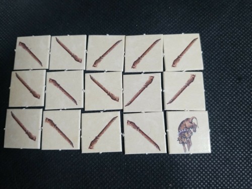 Harry Potter The Sorcerer's Stone Replacement 15 Hagrid's Challenge Tokens Game - Picture 2 of 3