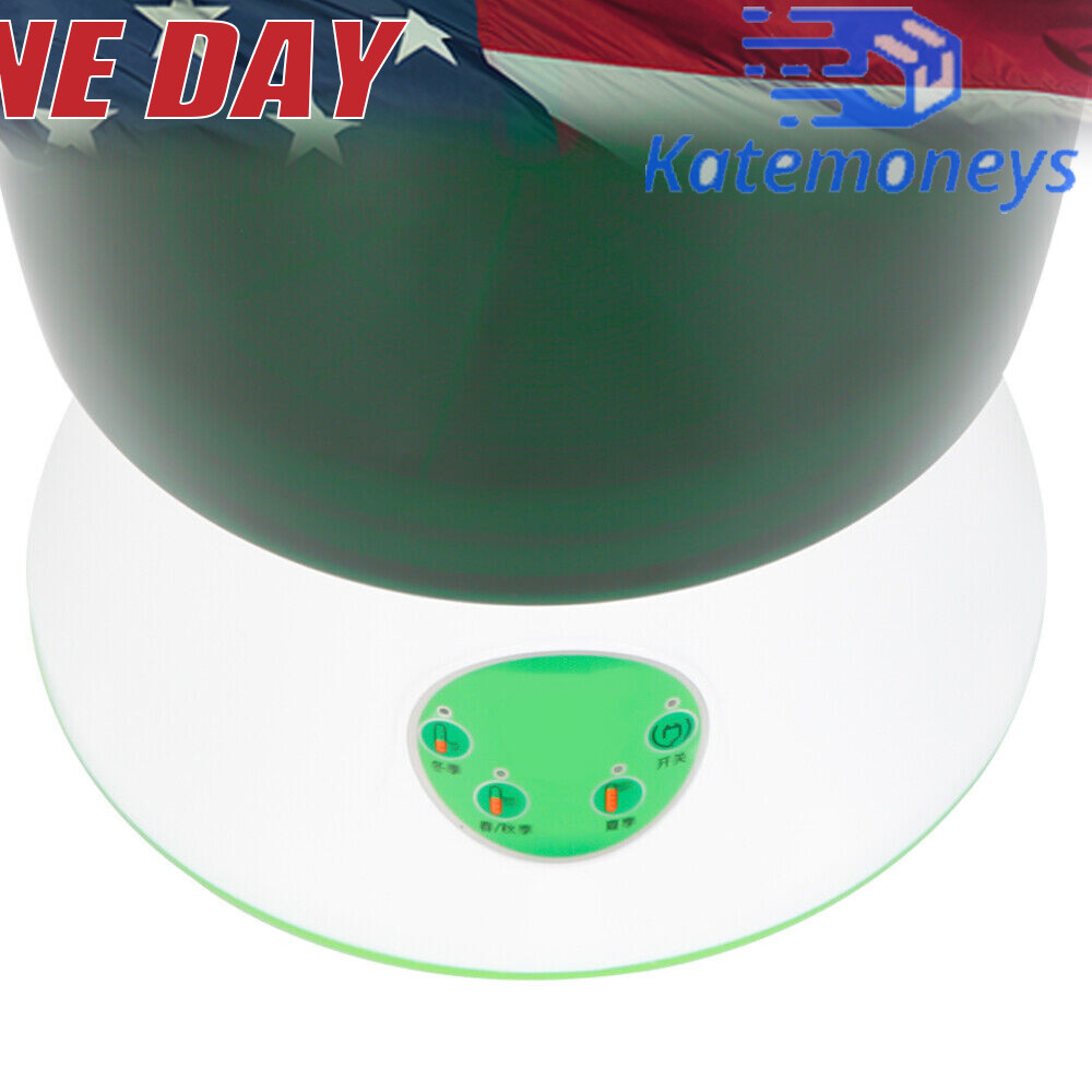 2-Layer Bean Sprouts Machine Large Capacity Automatic Bean Sprouter Grow Tool US