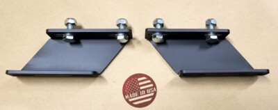 Sway Bar Drop Brackets Kit For 1994-2013 Dodge Ram 2500/3500 4WD - For 1-6" Lift, Black Steel, Lifetime Warranty
