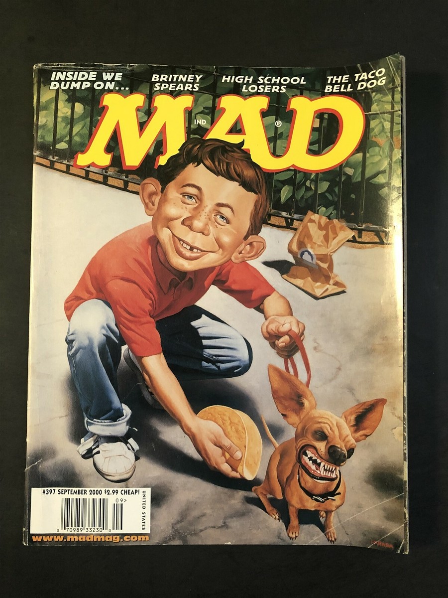 Mad Magazine September 2000 No 397 The Taco Bell Dog | eBay