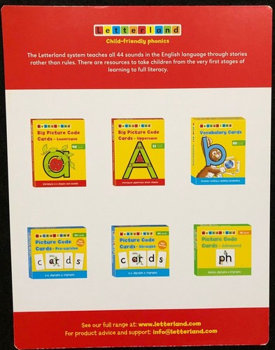 LETTERLAND - VOCABULARY CARDS (83 super-sized cards) - Picture 3 of 12