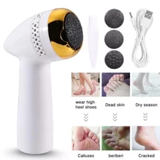 Electric Foot Grinder USB Pedicure File Machine Hard Dead Skin Callus Remover US