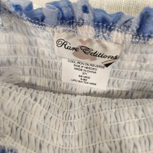 BABY MÄDCHEN GINGHAM GÄNSEBLÜMCHEN TOP UND SHORTS, 2-TEILIGES SET IN BLAU 6-9 MONATE - Bild 3 von 5