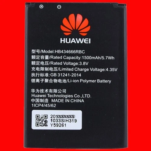 ORIGINAL Huawei Akku HB434666RBC R216 E5577 E5575 E5573 - 1500mAh - NAGELNEU