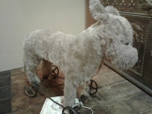 steiff donkey on wheels