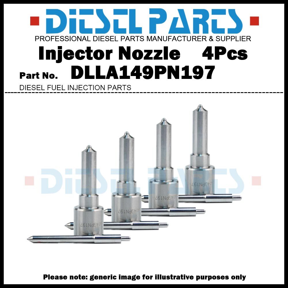 4Pcs Fuel Injector Nozzle 105017-1970 DLLA149PN197 for Mazda Titan