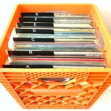 A-Z Black Alphabetical LP Vinyl Record Dividers 12-inch 33rpm 33 rpm 33's A to Z