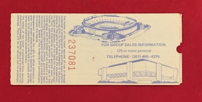 Vintage 1982 New York Cosmos Indoor Soccer Ticket Stub vs Tampa