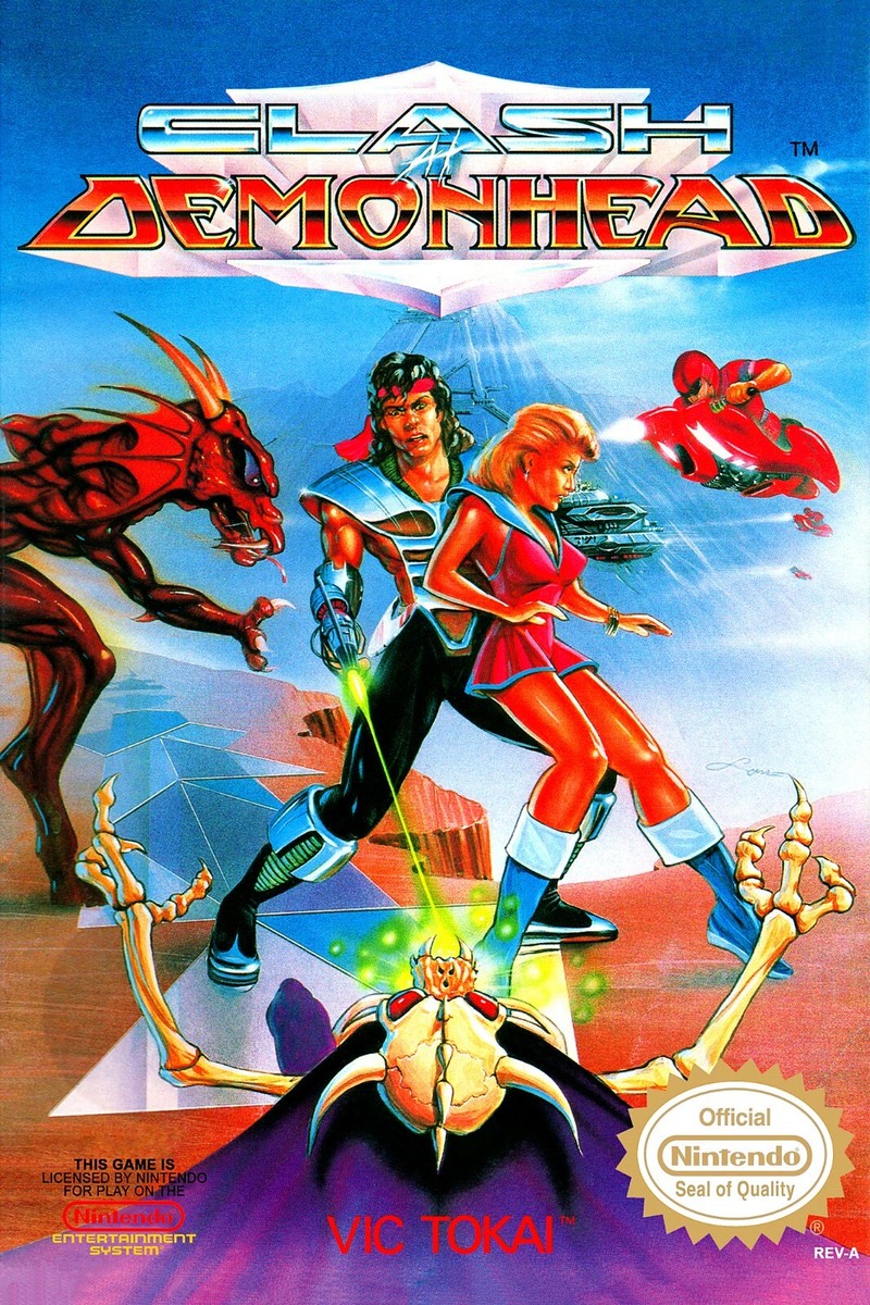 Clash At Demonhead BOX ART Nintendo NES Premium POSTER MADE IN USA