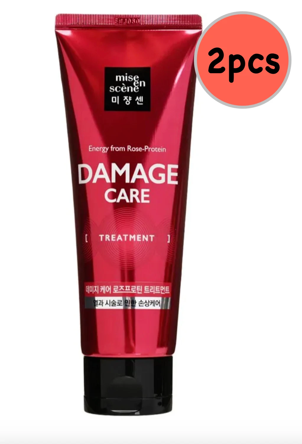 [ Mise En Scene ] Damage care Rose Protein treatment 180ml x 2 pcs US Seller