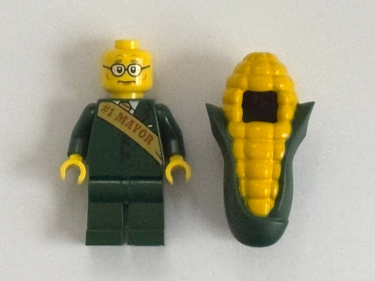 Lego Mayor Solomon Fleck Minifigure cty1222 From Set 60271